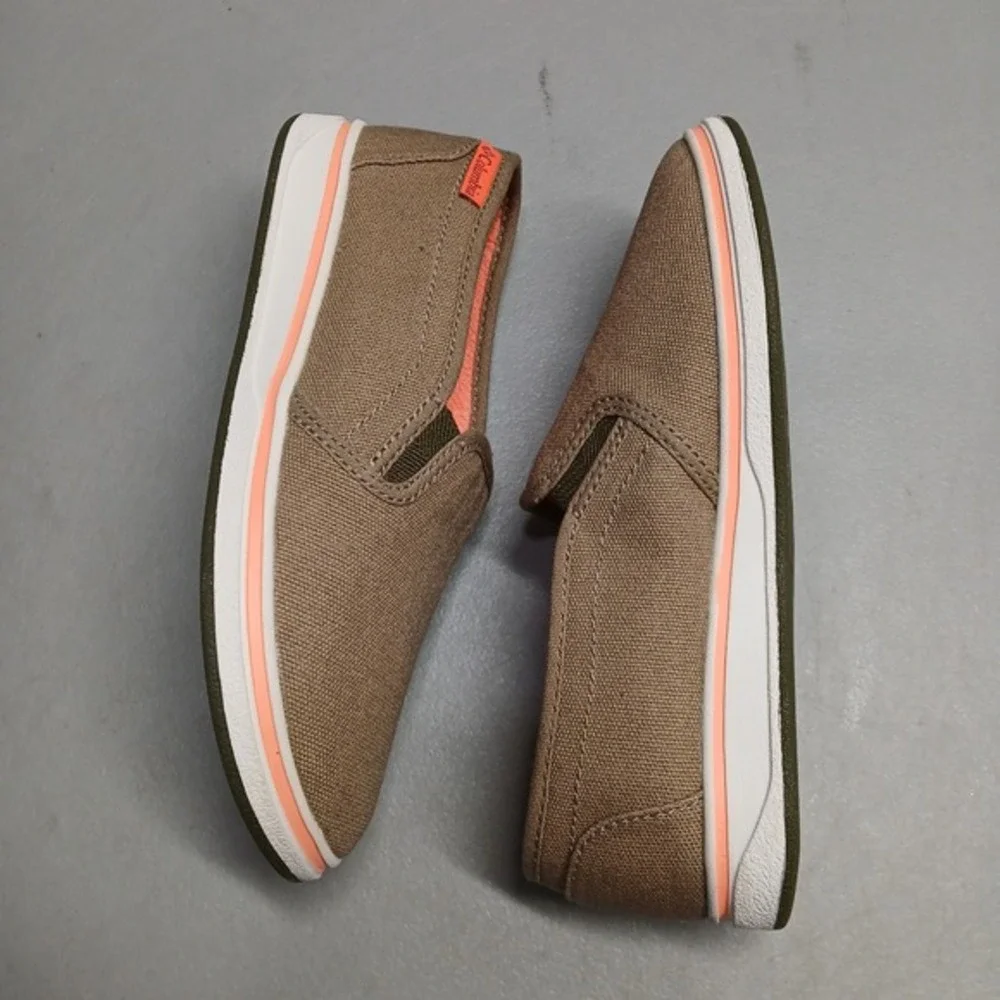 Columbia Crankbait Omni-Grip Casual Sneakers Youth Size 2 Multi Canvas‎ Slip On